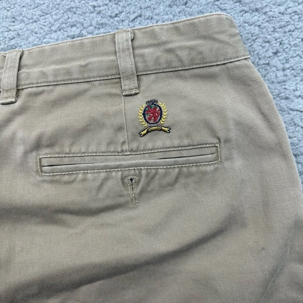 Tommy Hilfiger Vintage Mens Size 40 Style‎ 1636 Pleated Khaki Shorts